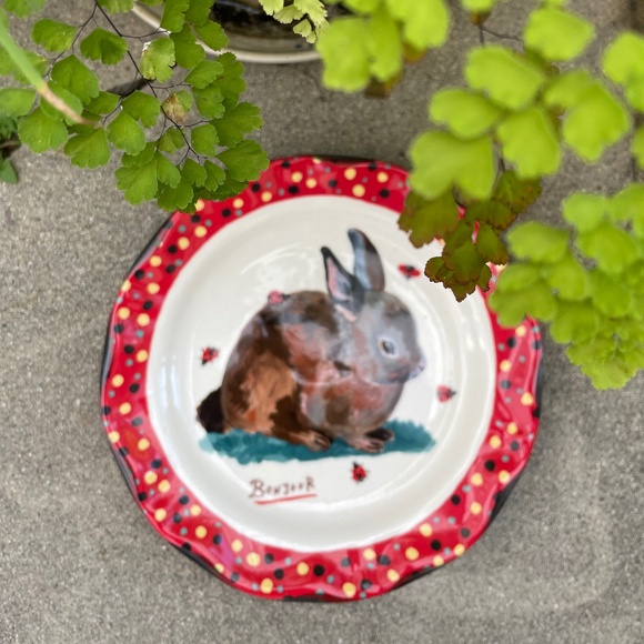 Anthropologie Vibrant Animal Ceramic Plates - Set of 2 - Picture 9 of 12